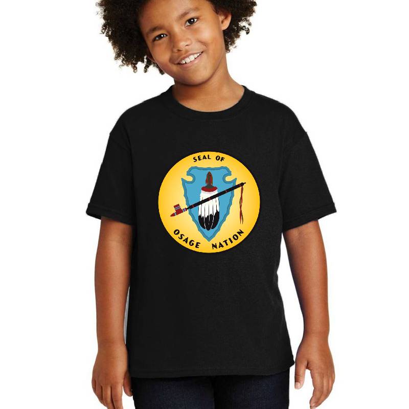 Osage Nation Of Oklahoma Flag People Of The Middle Waters Wazhazhe Seal Hd High Quality Unisex T-shirts