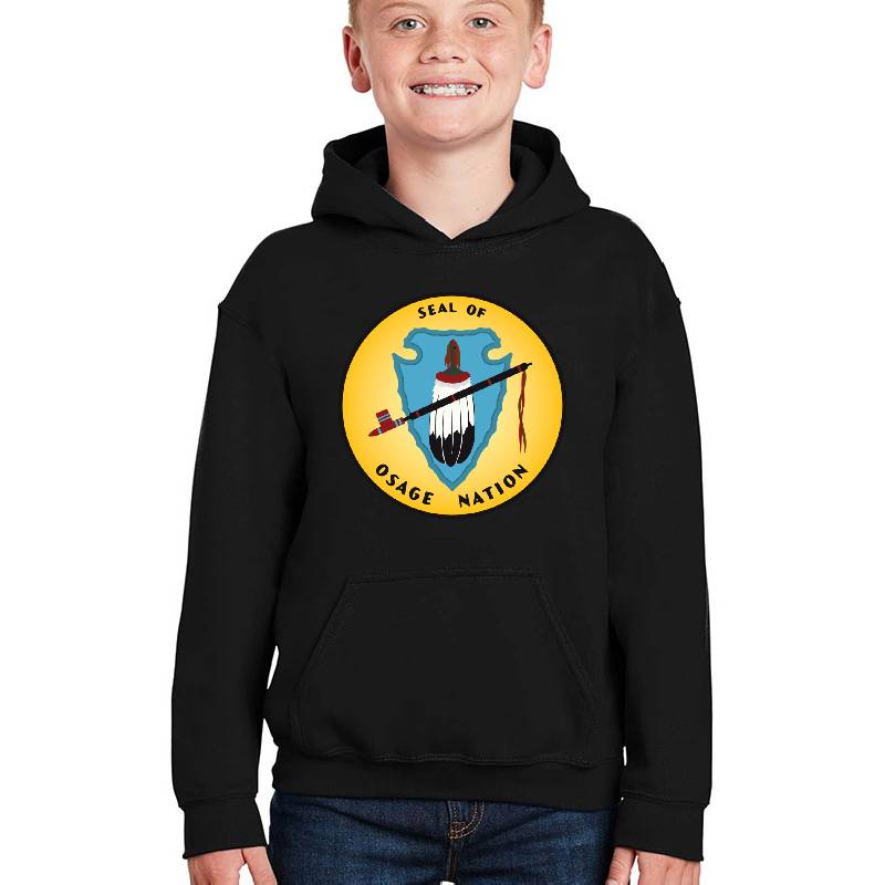 Osage Nation Of Oklahoma Flag People Of The Middle Waters Wazhazhe Seal Hd High Quality Unisex T-shirts