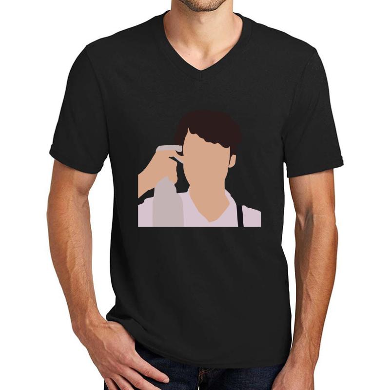 Wilbur Soot Vector Art Unisex V-Neck T-Shirt Men Black