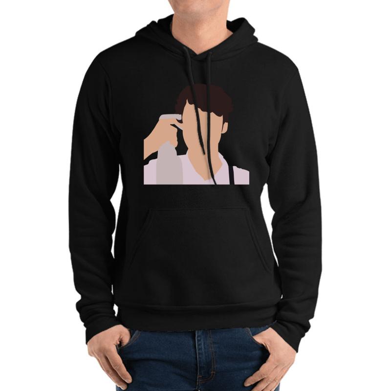 Wilbur Soot Vector Art Unisex Hooded Sweatshirt Men Black