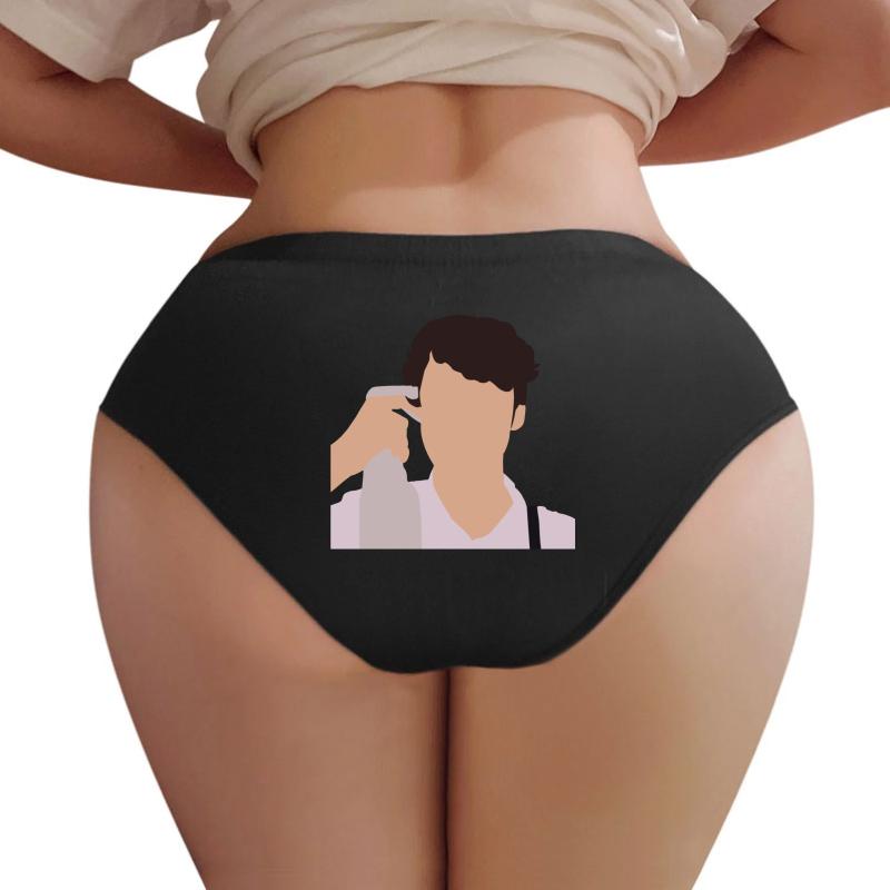 Wilbur Soot Vector Art Women Underwear Panties Women Black