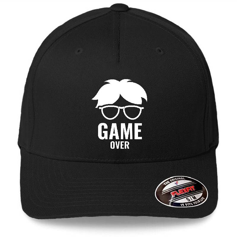 Game Over Premium Flat Bill Snapback Caps