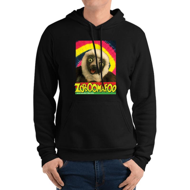 Zoboomafoo Unisex Hooded Sweatshirt Men Black