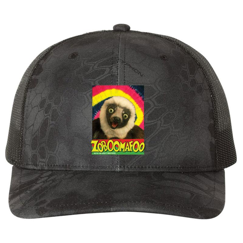 Zoboomafoo Richardson Premium Trucker Snapback Cap  Kryptek Typhon Black