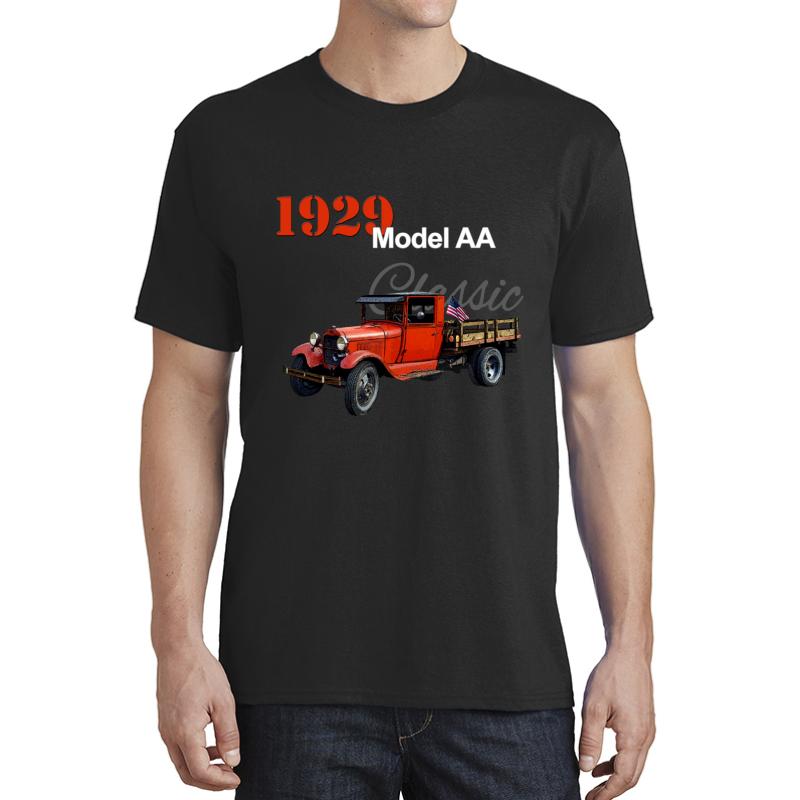 1929 Model Aa Truck - Vintage Pickup Unisex T-Shirt Men Black