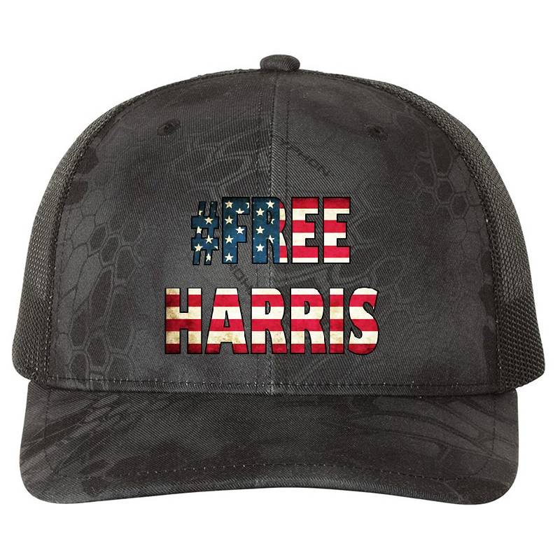 Free Harris Premium Flat Bill Snapback Caps