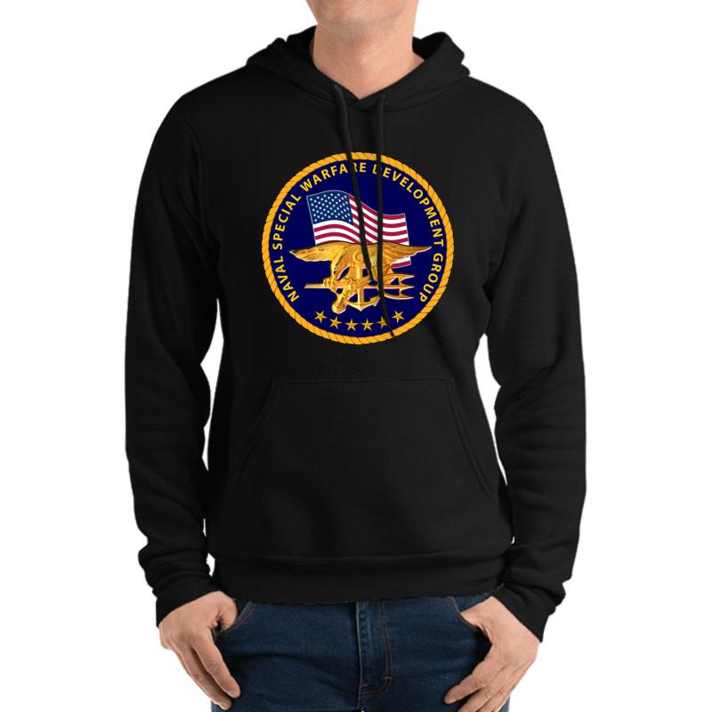 Us Devgru Seal Team 6 Logo Unisex Hooded Sweatshirt Men Black