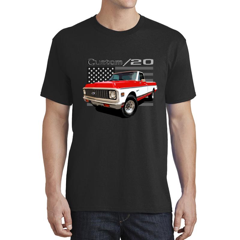 1972 Chevy C20 Unisex T-Shirt Men Black