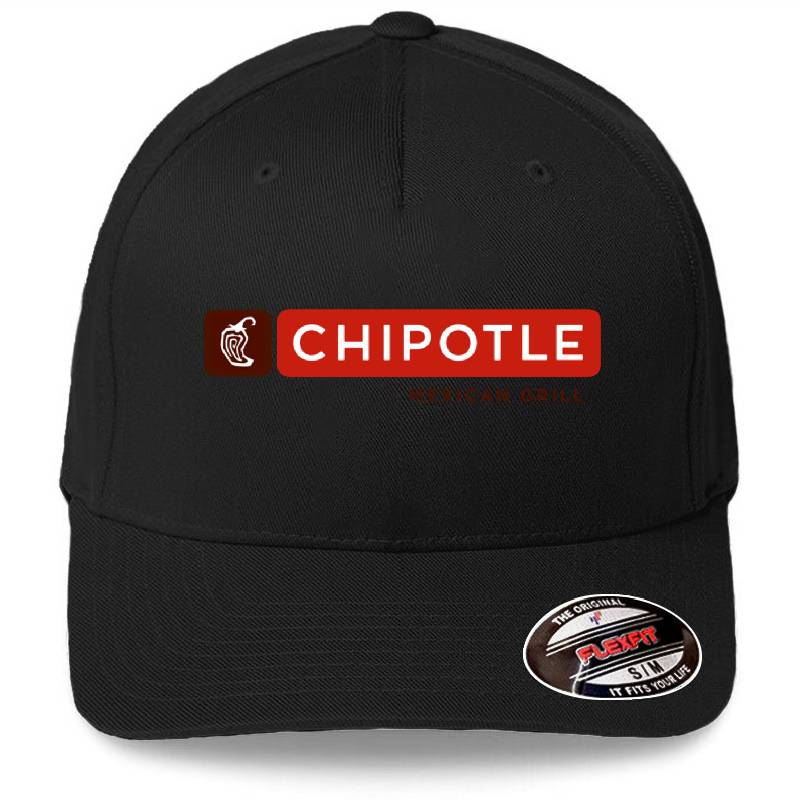 Best Seller Chipotle Logo Premium Flat Bill Snapback Caps