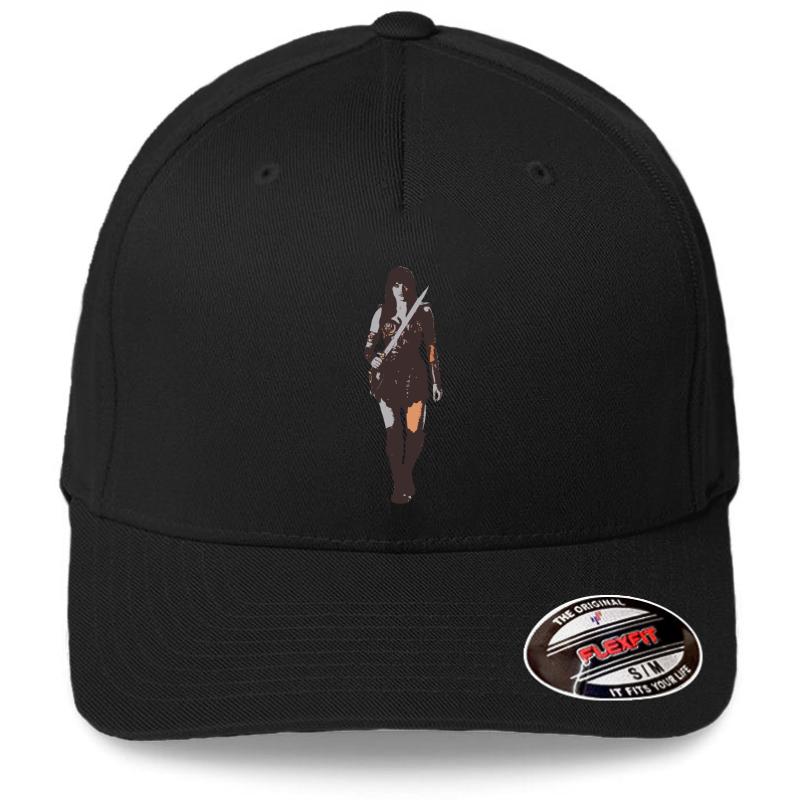 Xena Warrior Princess Flexfit Baseball Cap  Black