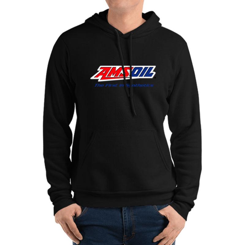 Amsyong Amsoil Unisex Hooded Sweatshirt Men Black