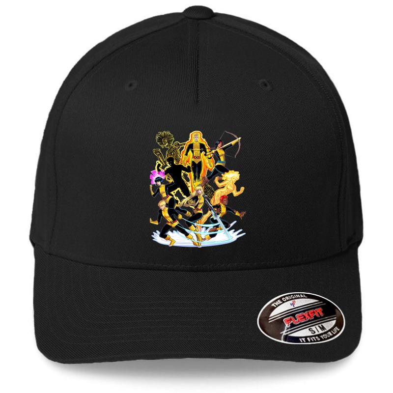 X Men the New Mutants Flexfit Baseball Cap  Black