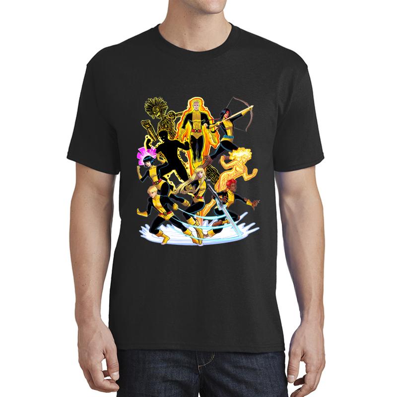 X Men the New Mutants Unisex T-Shirt Men Black