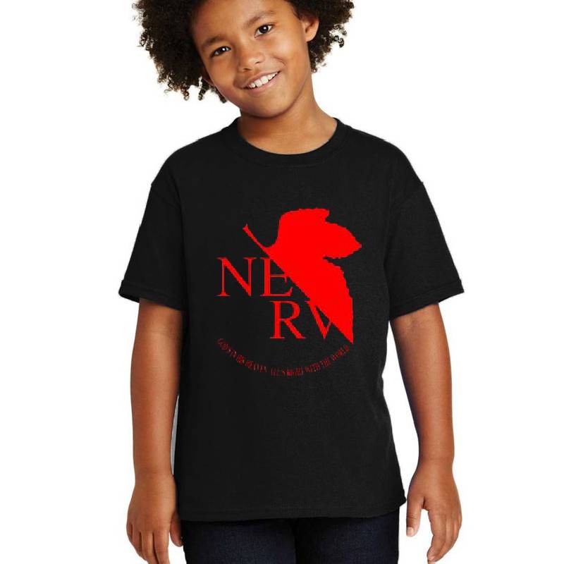 Neon Genesis Evangelion NERVE Logo Youth Hooded Sweatshirts