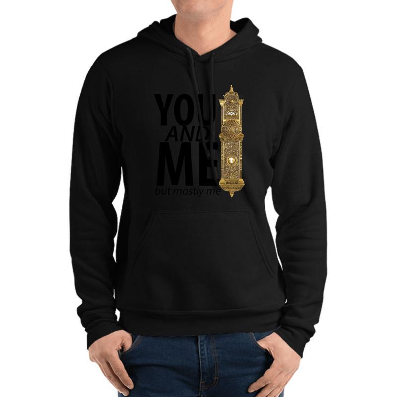 You And Me But Mostly Me- Book Of Mormon Unisex Hooded Sweatshirt Men Black