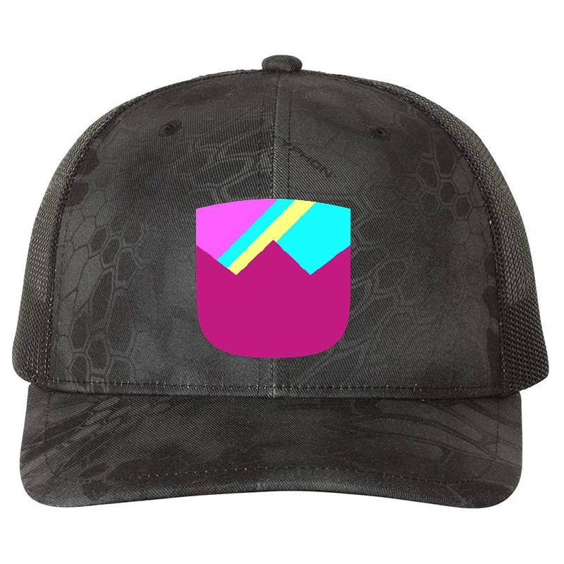 Simple Cuts - Garnet Premium Flat Bill Snapback Caps