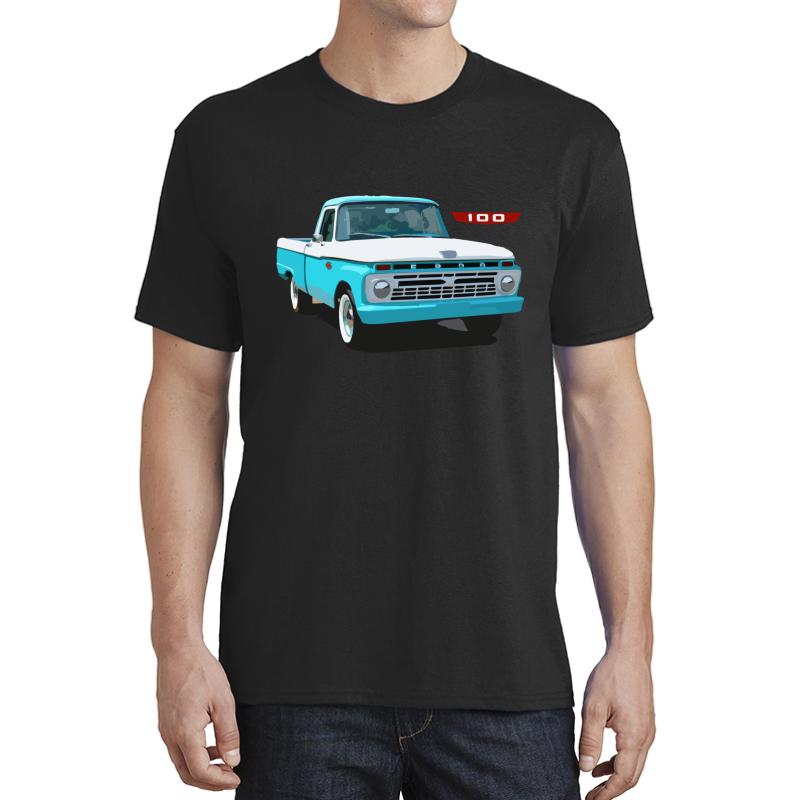 1966 Ford F100 Truck Unisex T-Shirt Men Black