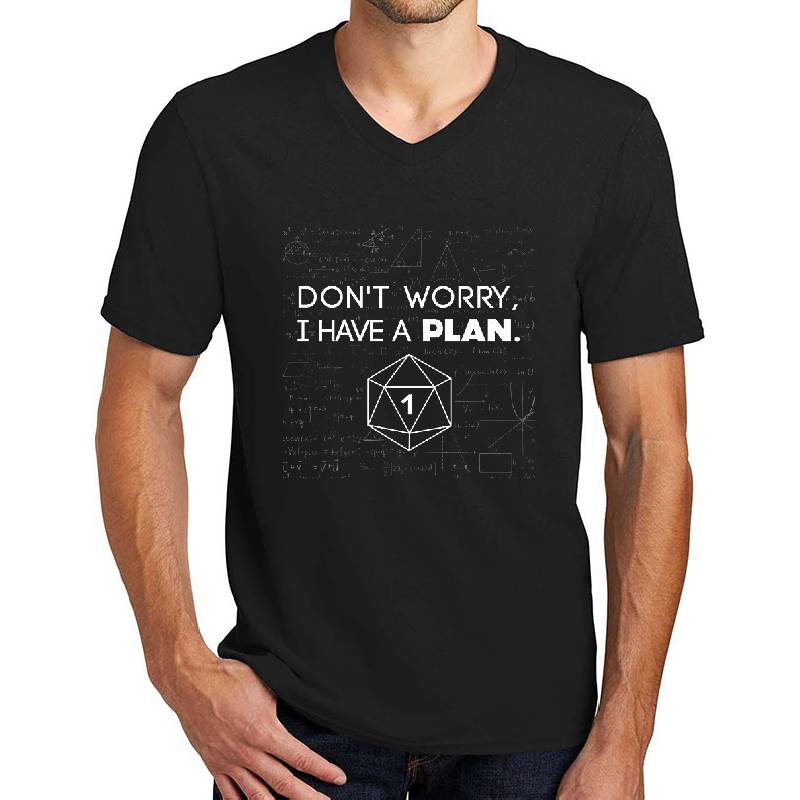 Don't Worry i Have A Plan Critical Fail Funny Dungeons And Dragons DND D20 Lover Premium Flat Bill Snapback Caps