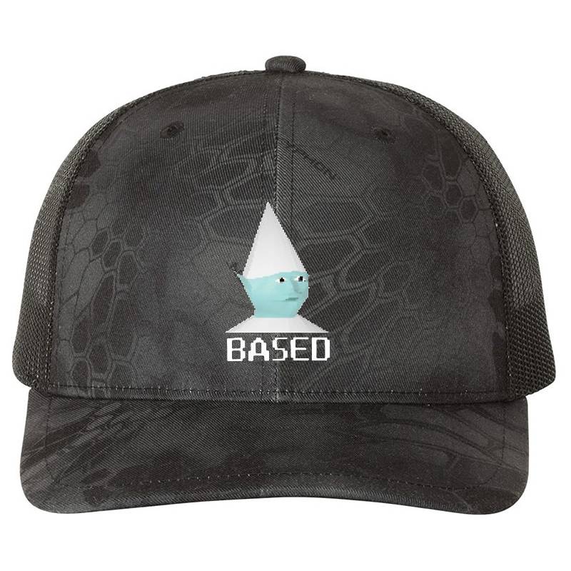 Gnome Based PewDiePie Premium Flat Bill Snapback Caps