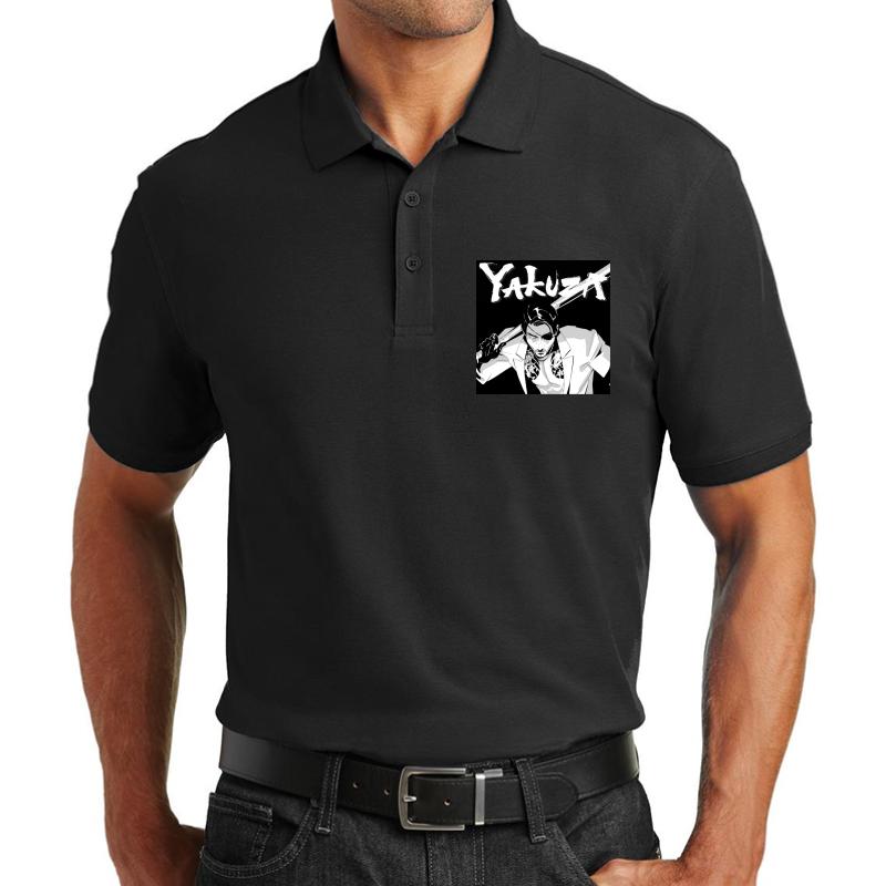 Yakuza Goro Majima Unisex Polo Jersey Sport Shirt Men Black