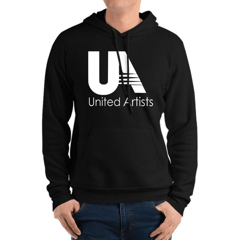 United Artists 1987 Logo Unisex Hooded Sweatshirt Men Black