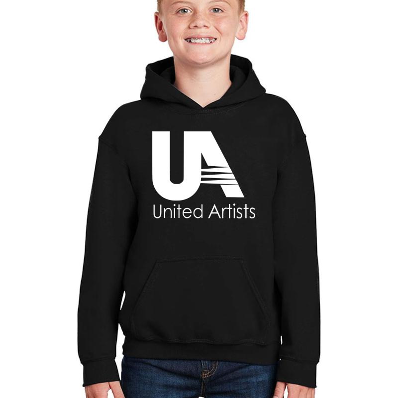 United Artists 1987 Logo Youth Hooded Sweatshirt Boy Black