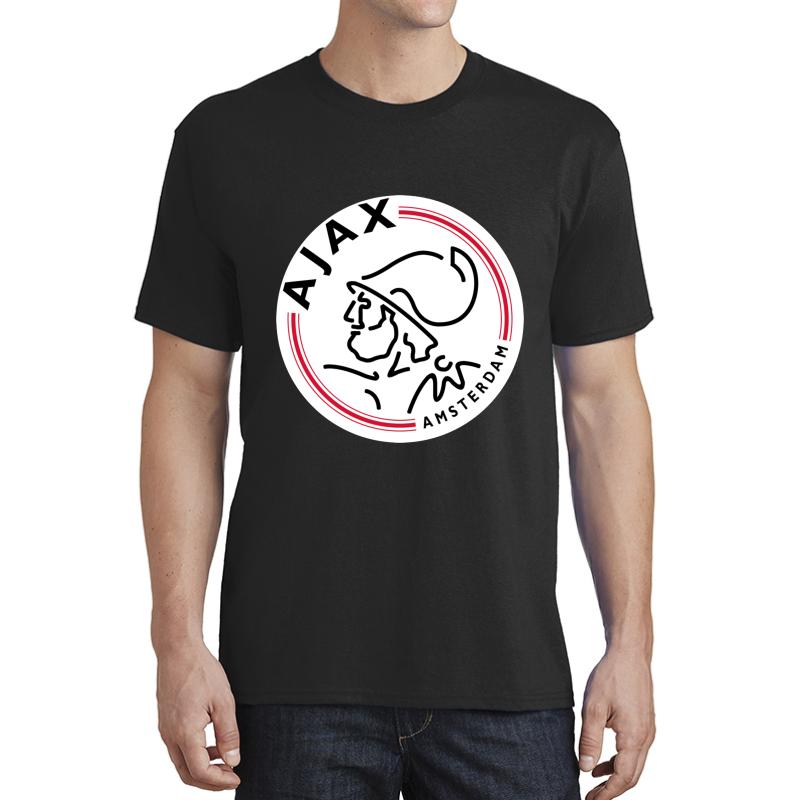 Ajax Amsterdam Logo Unisex T-Shirt Men Black