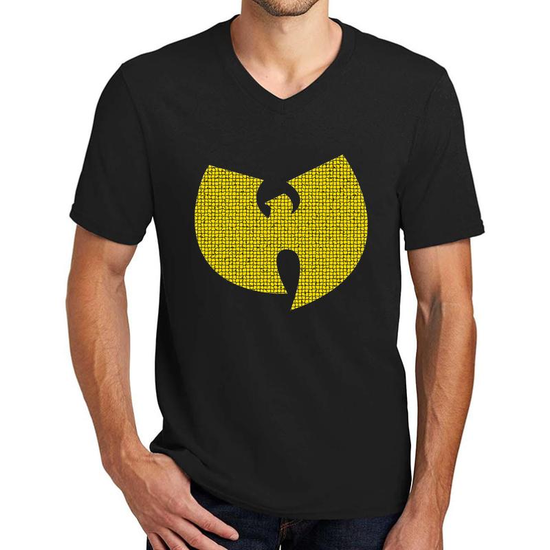 Wu Tang  Unisex V-Neck T-Shirt Men Black