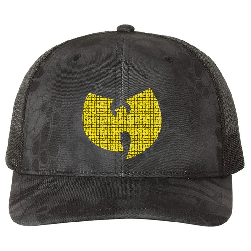 Wu Tang  Richardson Premium Trucker Snapback Cap  Kryptek Typhon Black