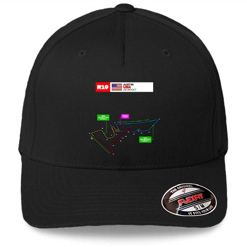 United State Grand Prix Calendar Formula Race Car Circuit Name 2021 Premium Flat Bill Snapback Caps