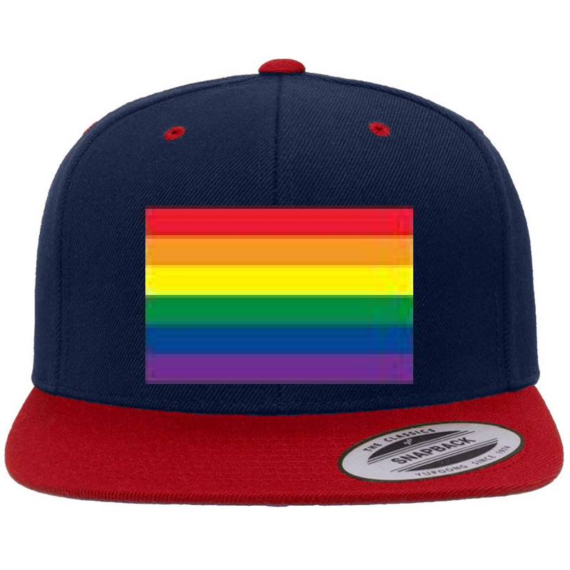 LGBT Flag Richardson Premium Trucker Snapback Caps