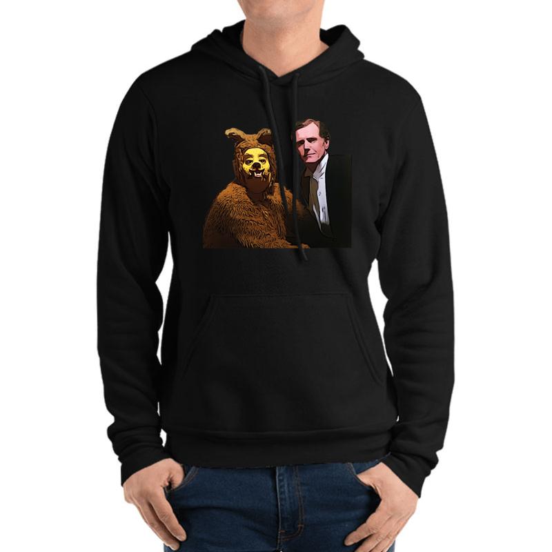 The Shining Bear Costume Man Fellatio Unisex Hooded Sweatshirt Men Black