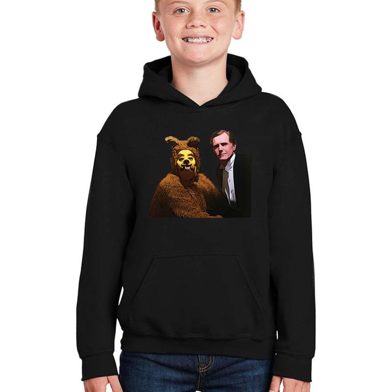 The Shining Bear Costume Man Fellatio Youth Hooded Sweatshirt Boy Black