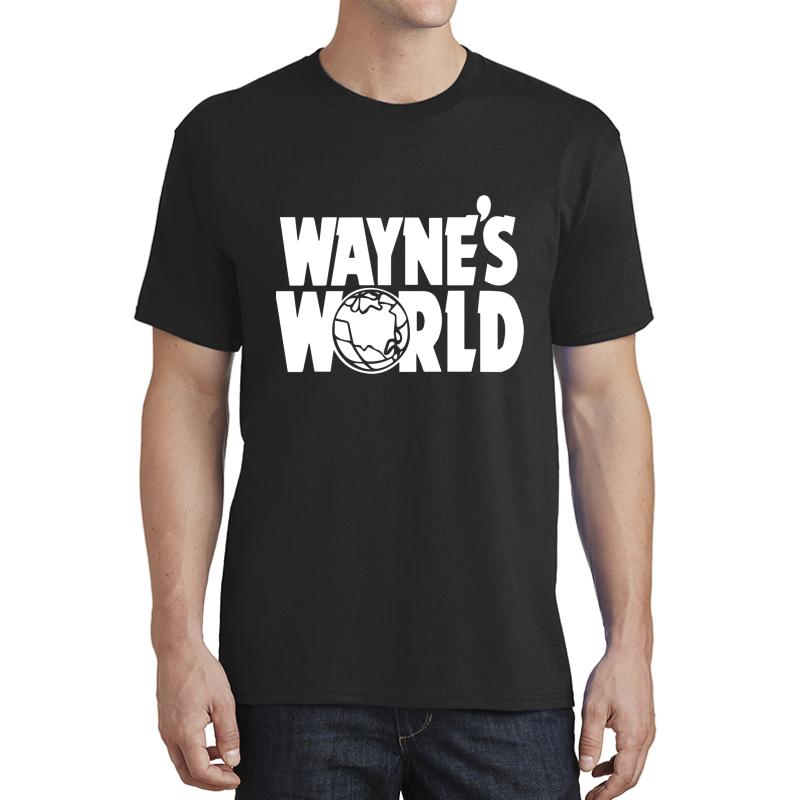 Wayne's World Hd Vector Graphic  Unisex T-Shirt Men Black