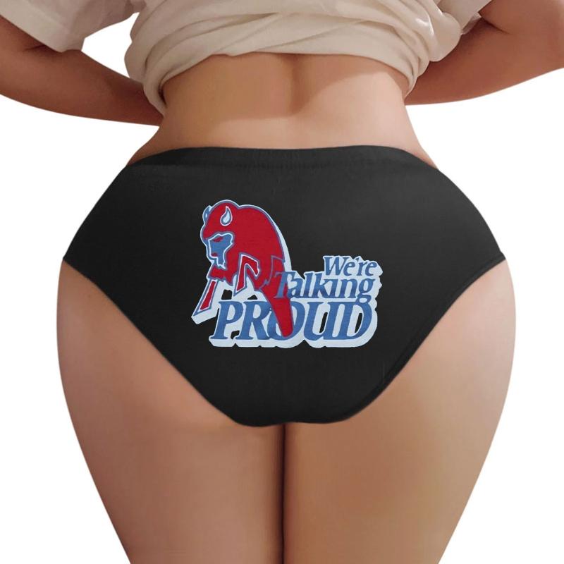 We're Talking Proud For Buffalo Bills Fans Women Underwear Panties Women Black