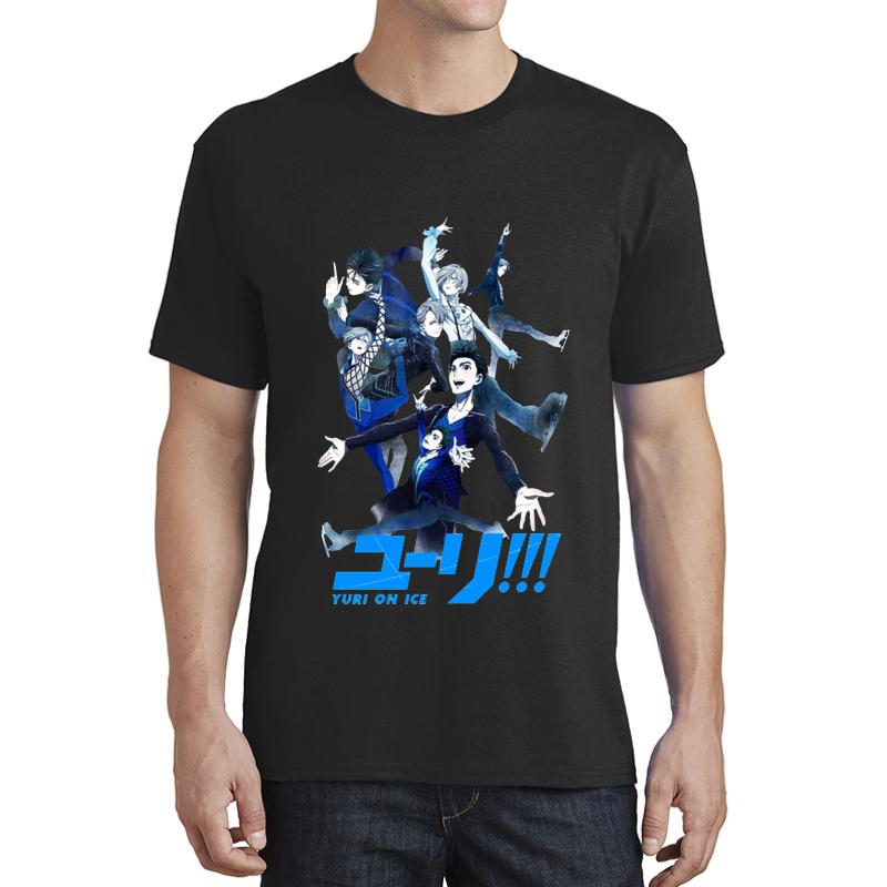 Yuri!!! On Ice - Logo Unisex T-Shirt Men Black