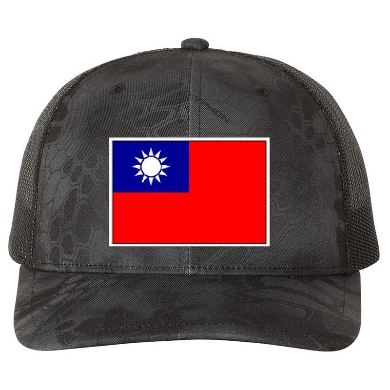 Taiwan Flag Gifts, Masks, Stickers & Products Premium Flat Bill Snapback Caps