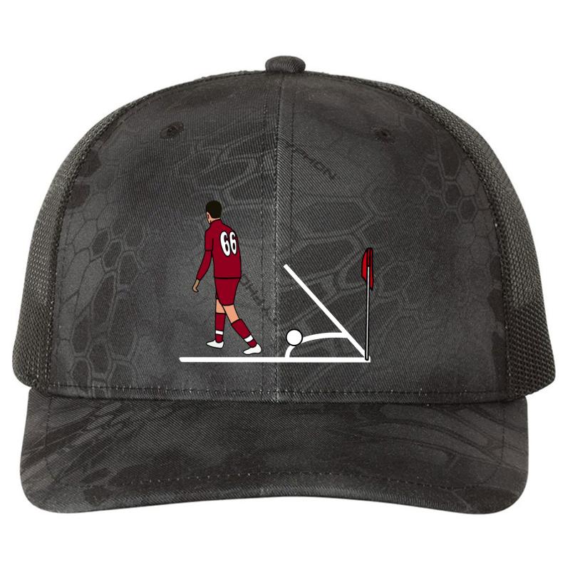 'Corner Taken Quickly' By Trent Alexander Arnold Liverpool Fc Richardson Premium Trucker Snapback Cap  Kryptek Typhon Black