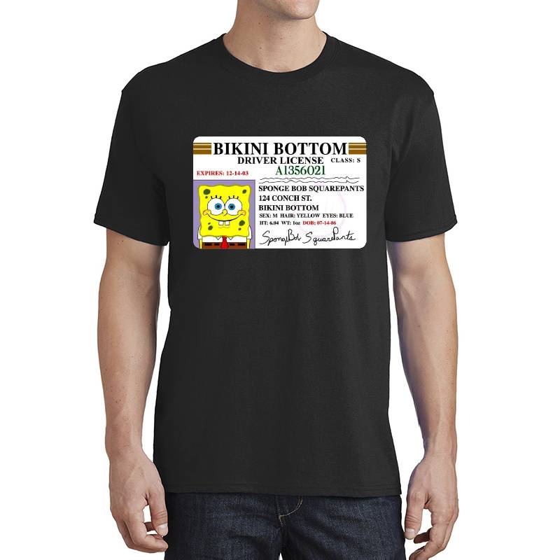 Spongebob Bikini Bottom Driver's License Women Underwear Panties