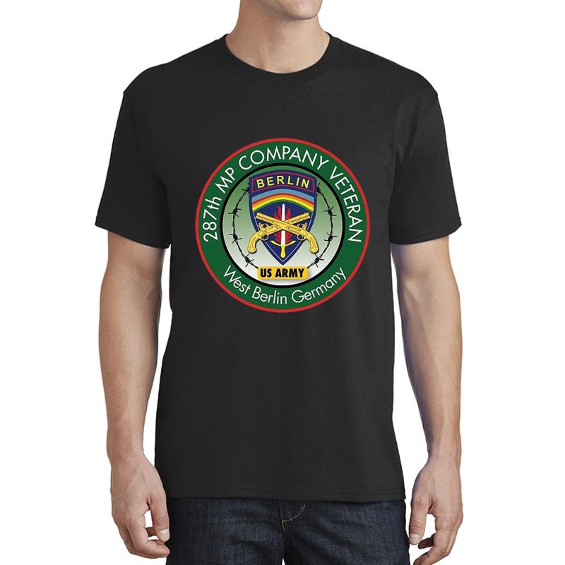 287Th Mp Company Berlin Veteran Unit Patch Unisex T-Shirt Men Black