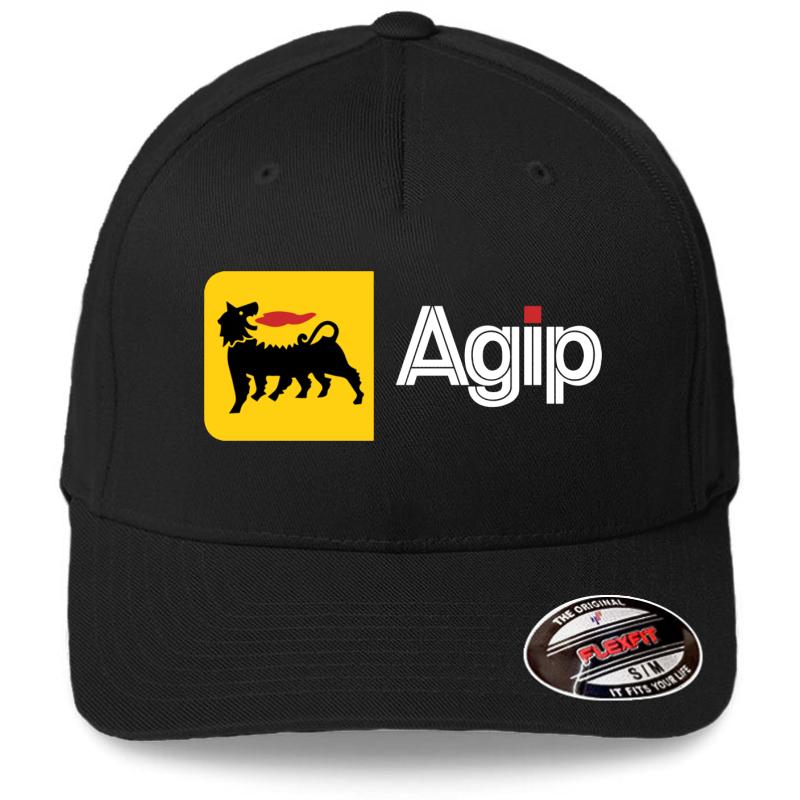 Agip Engine Oils Car Flexfit Baseball Cap  Black