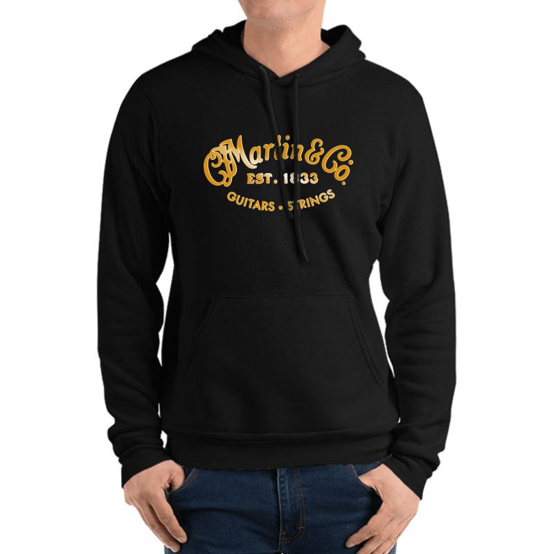 2021 Martin Guitars Unisex Hooded Sweatshirt Men Black