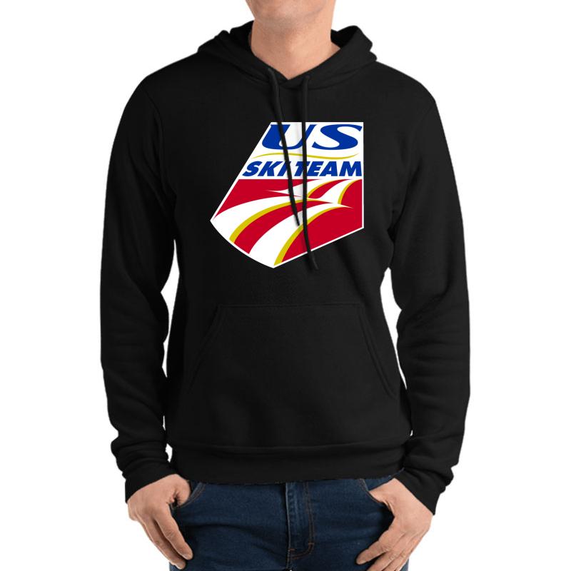 Us Ski Team Usa - Mens T Shirts Graphic Vintage Best Unisex Hooded Sweatshirt Men Black