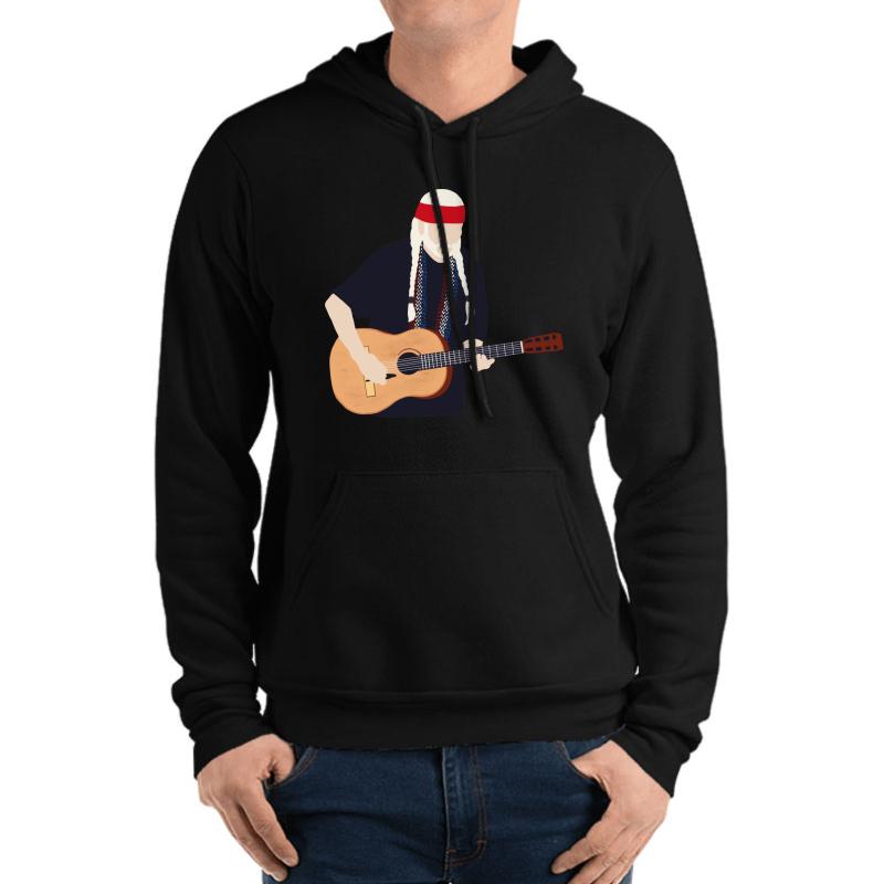 Willie Texas Son Nelson Unisex Hooded Sweatshirt Men Black