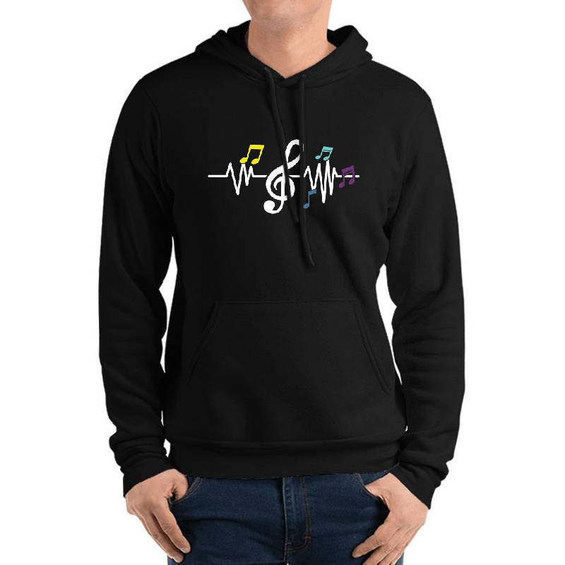 Musical Heart with Music Notes Valentines Day Gift Unisex T-shirts