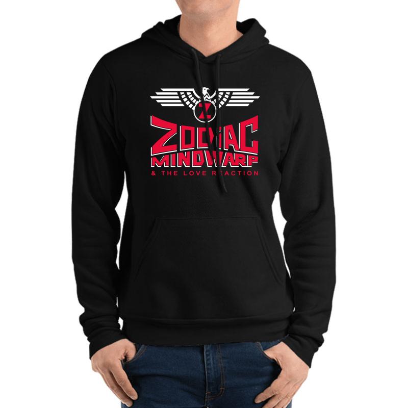 Zodiac Mindwarp Unisex Hooded Sweatshirt Men Black