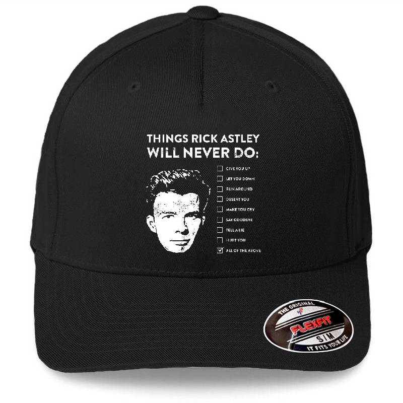 Things rick astley will never do Unisex T-shirts