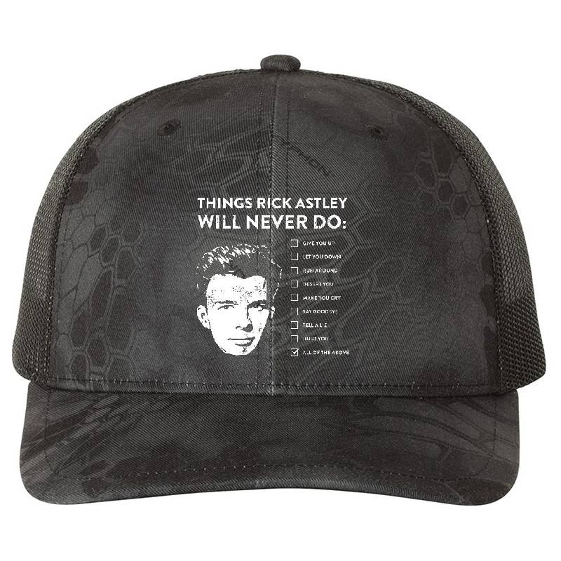 Things rick astley will never do Unisex T-shirts