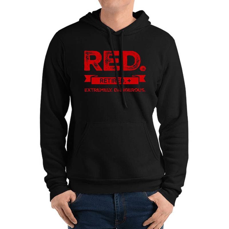 retired man red Unisex V-Neck T-Shirts