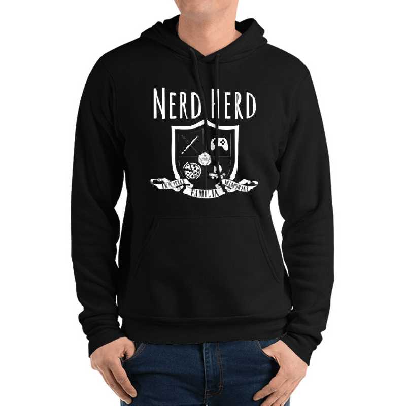 Nerd Herd Emblem (with Title) Unisex T-shirts